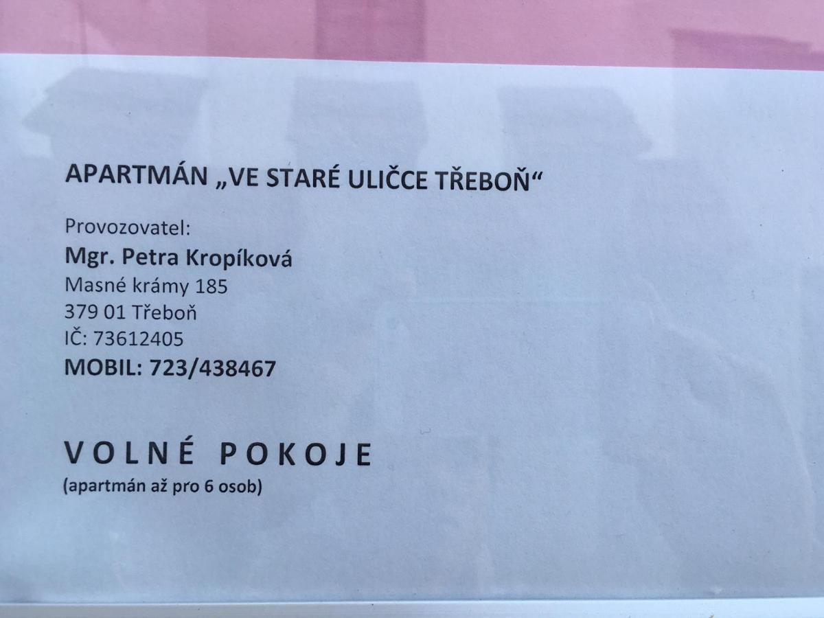 Masne Kramy Apartment Trebon